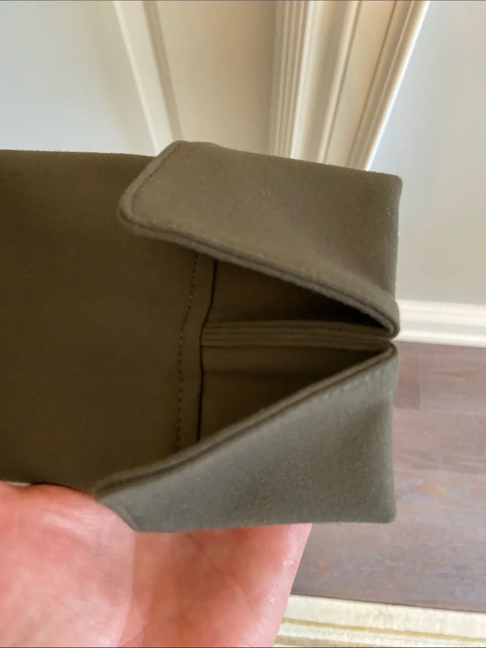 Joseph Ribkoff Olive Green Military-Style Jacket/Coat with Gold Buttons. Sz US6. - Picture 4 of 13